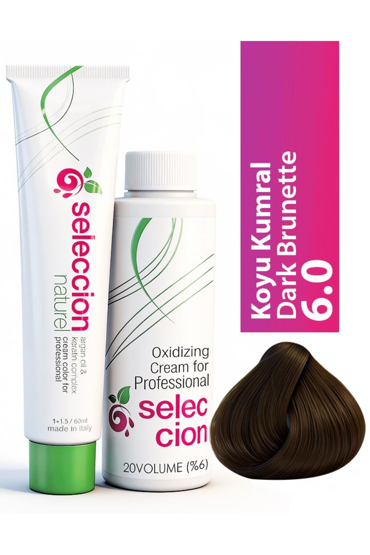 Color 60 ml 6.0 Koyu Kumral