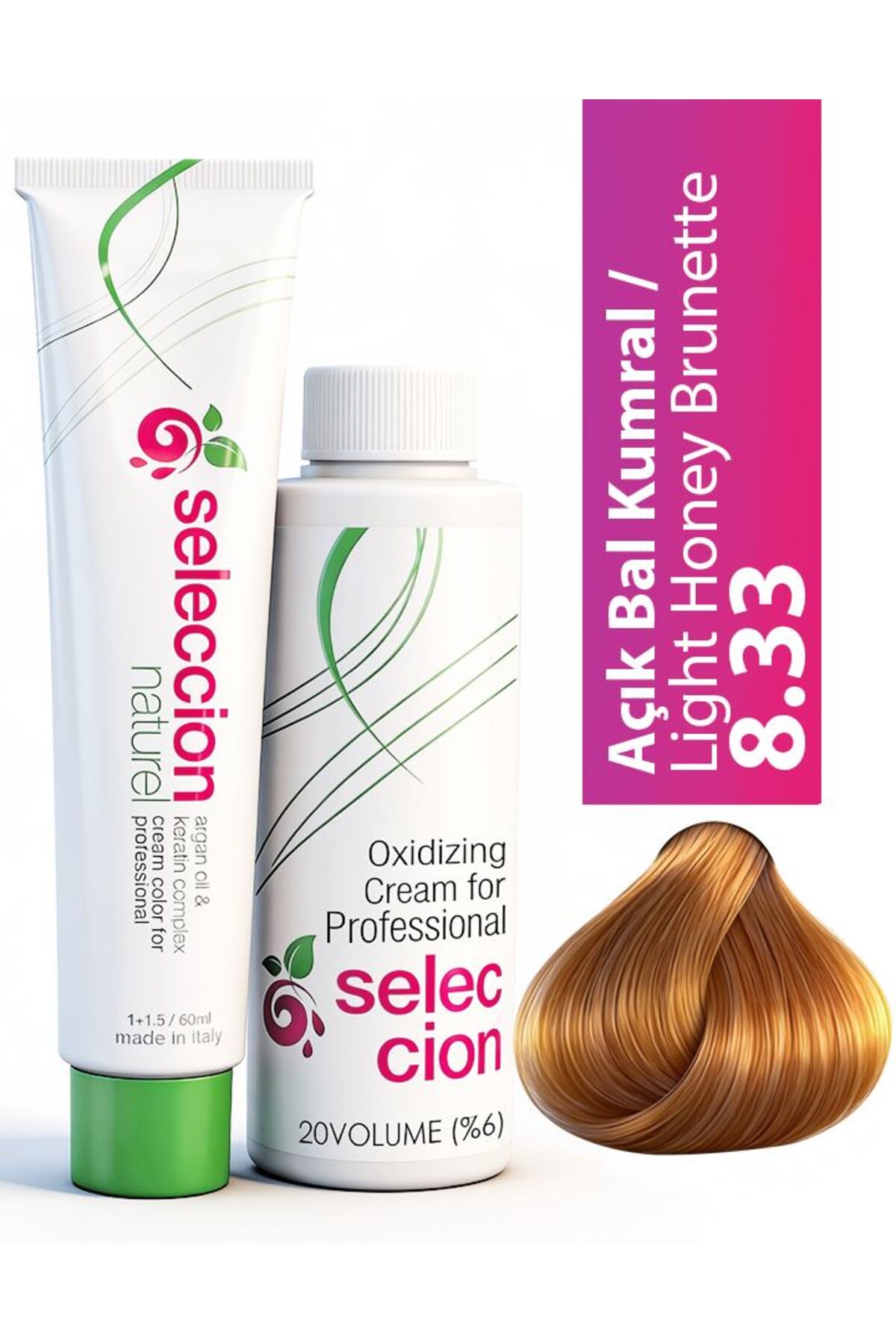Color 60 ml 8.33 Açık Bal Kumral