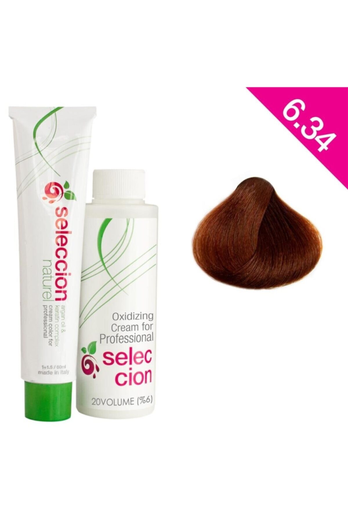 Color 60 ml 6.34 Koyu Kumral Dore Bakır