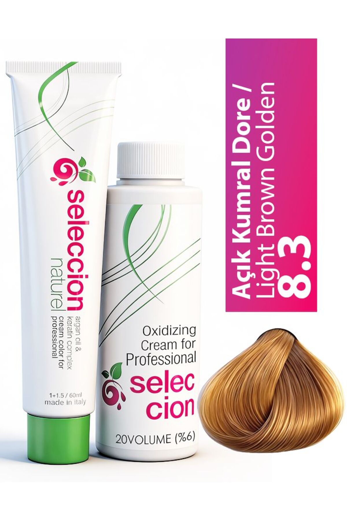 Color 60 ml 8.3 Açık Kumral Dore