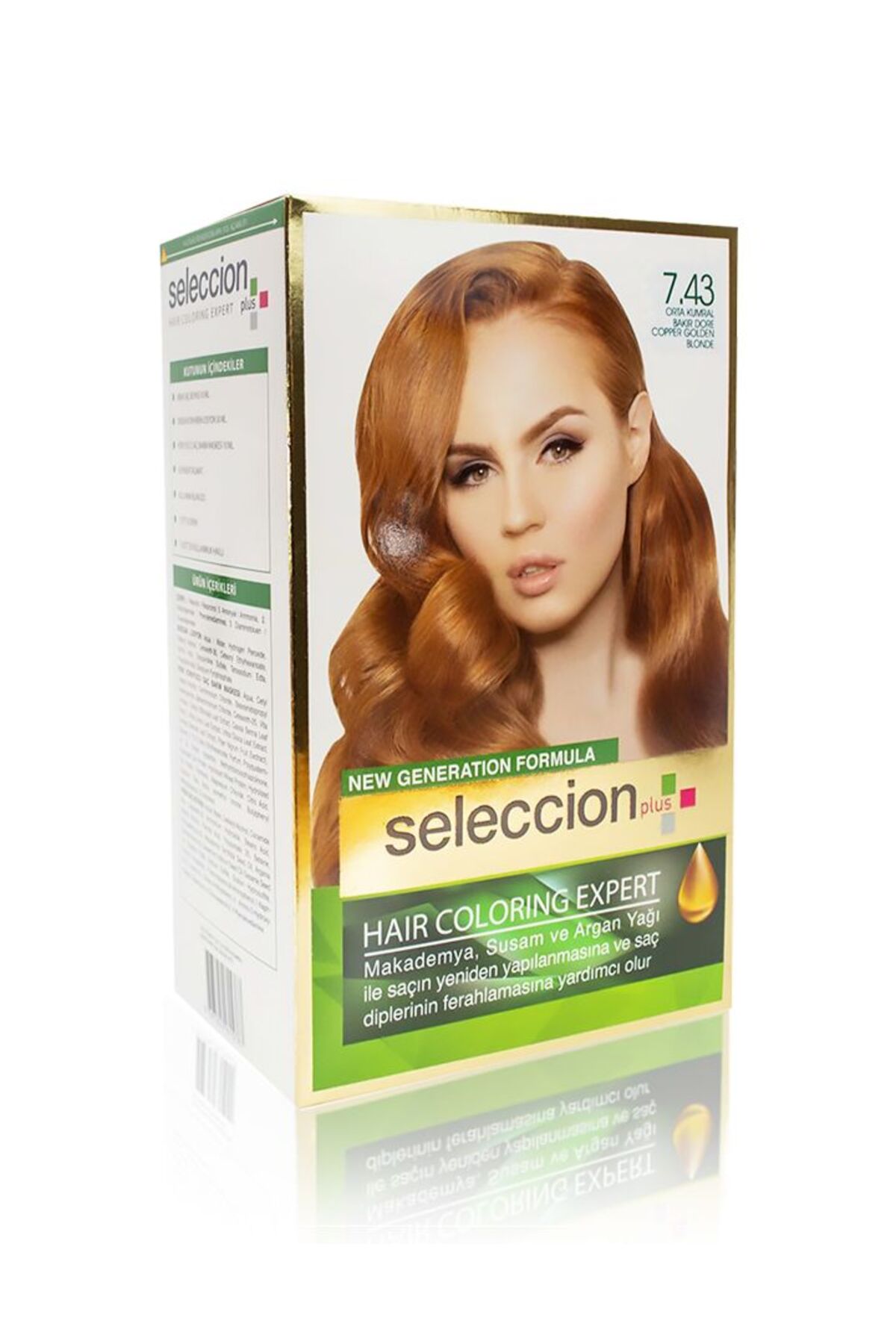 Seleccıon Plus Set Boya 7.43 Orta Kumral Bakır Dore