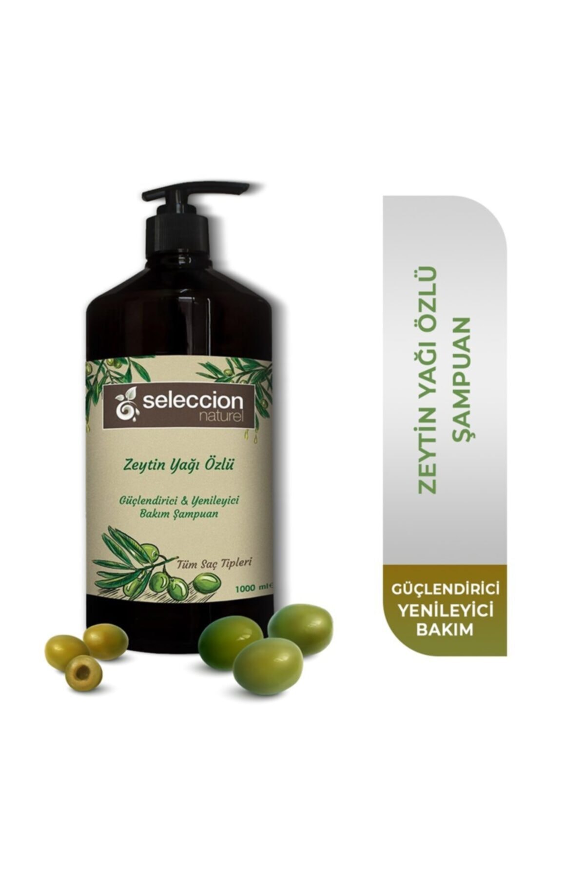 1000ml Zeytin Yağlı Şampuanı