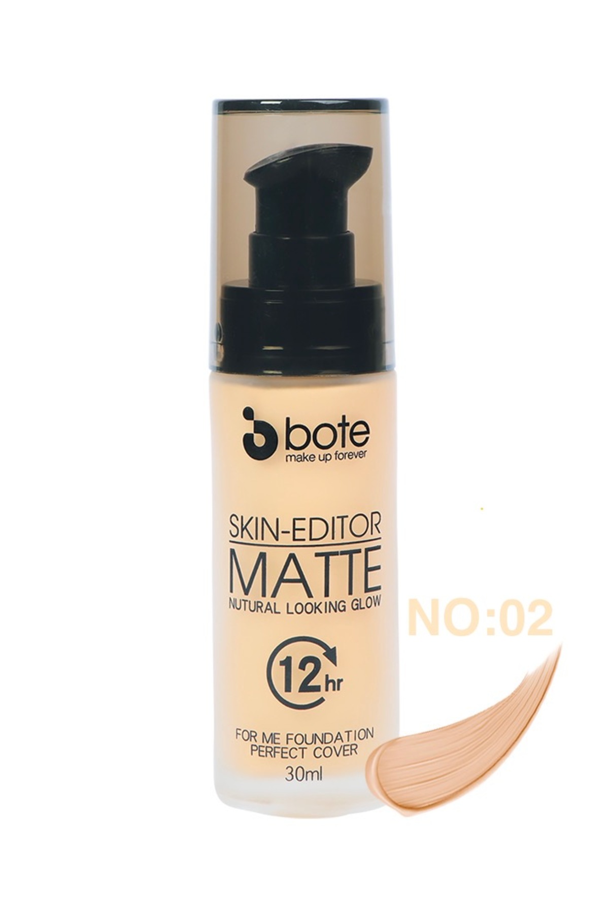Makeup Liquid Foundation Skin Editor Matte Nutural Looking Glow 02 30 Ml
