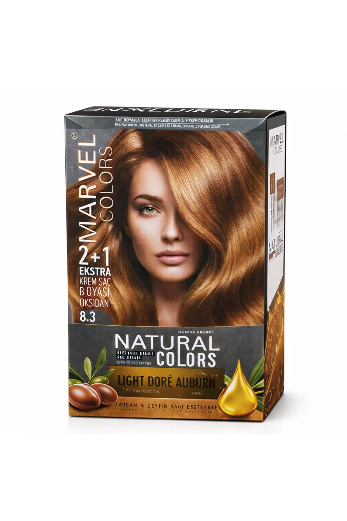 COLORS NATURAL COLORS Saç boyası 8,3 LIGHT DORE AUBURN (Açık Dore Kumral)