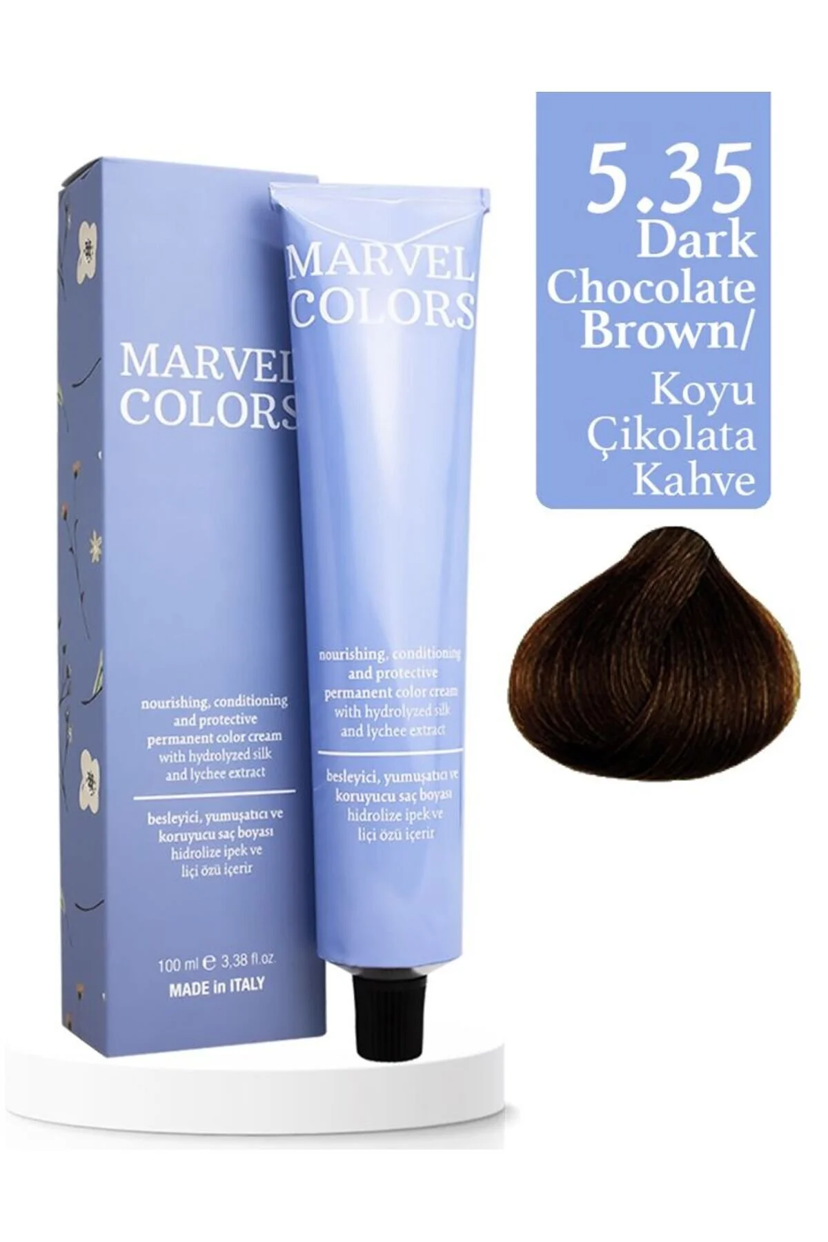 KOYU ÇİKOLATA KAHVE COLORS TÜP BOYA 100ML Saç boyası