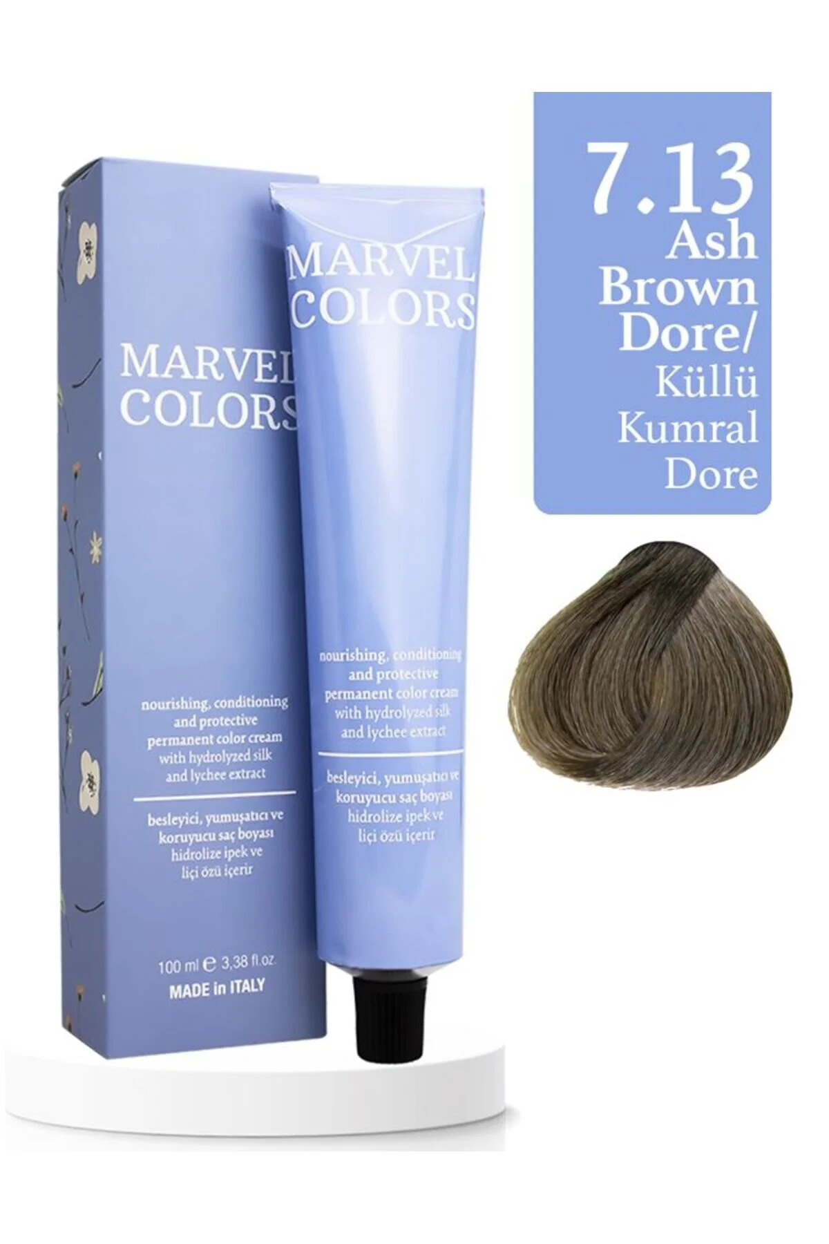KÜLLÜ KUMRAL DORE COLORS TÜP BOYA 100ML Saç boyası