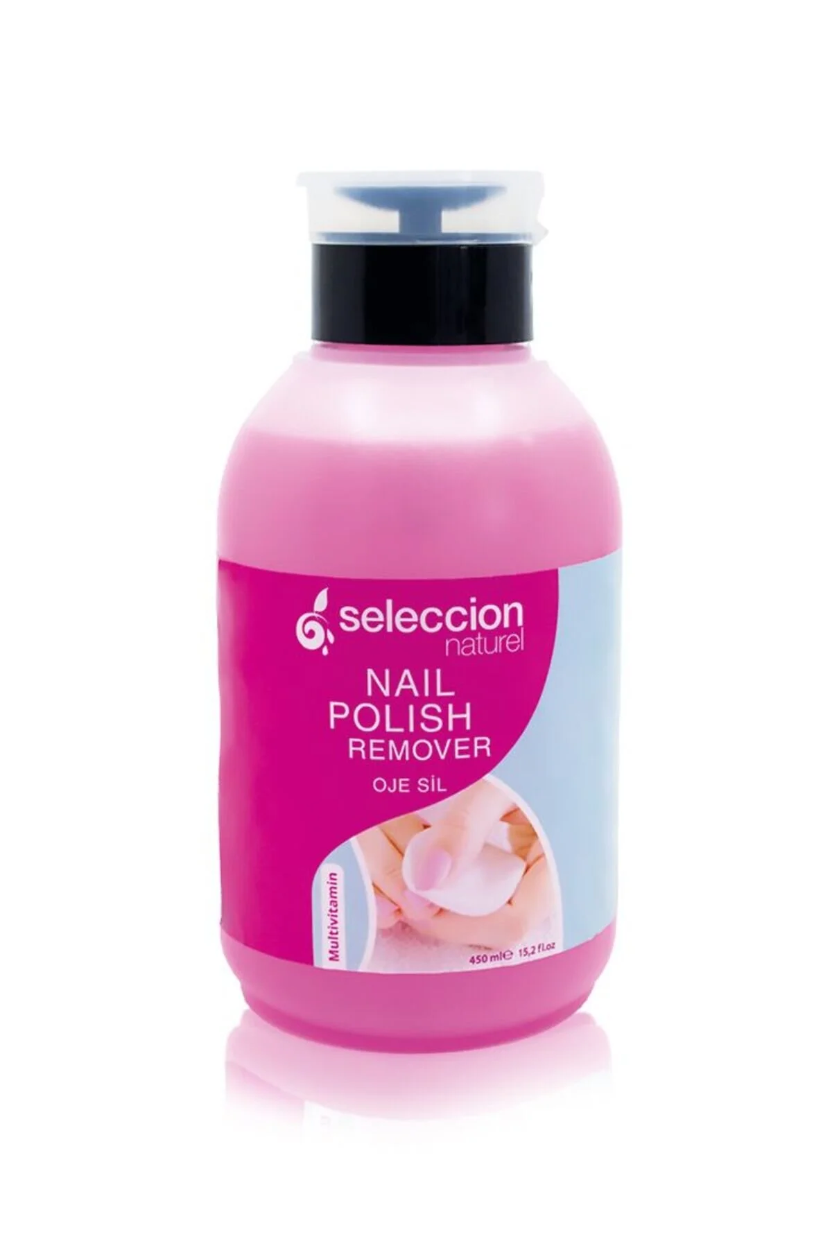 Aseton Pompalı 450 ml Pembe