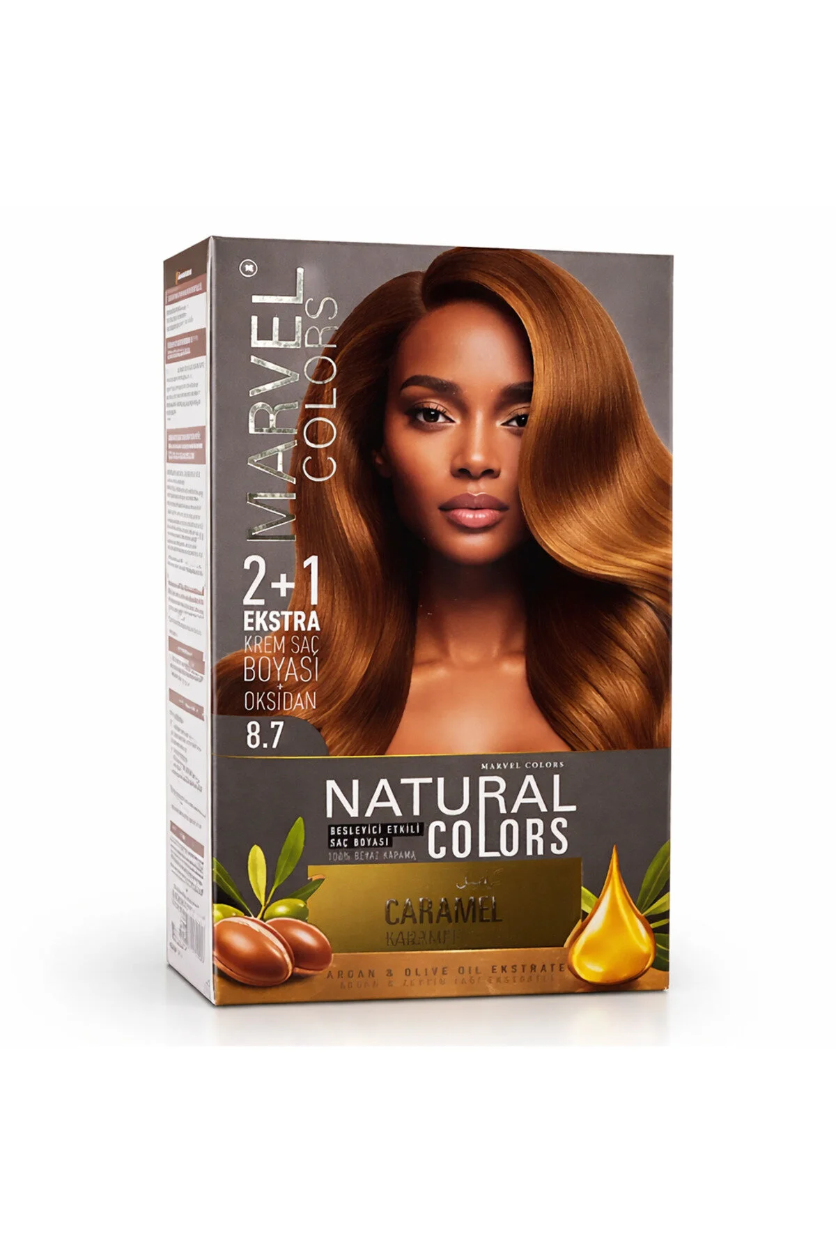 COLORS NATURAL COLORS Saç boyası 8,7 CARAMEL (Karamel)