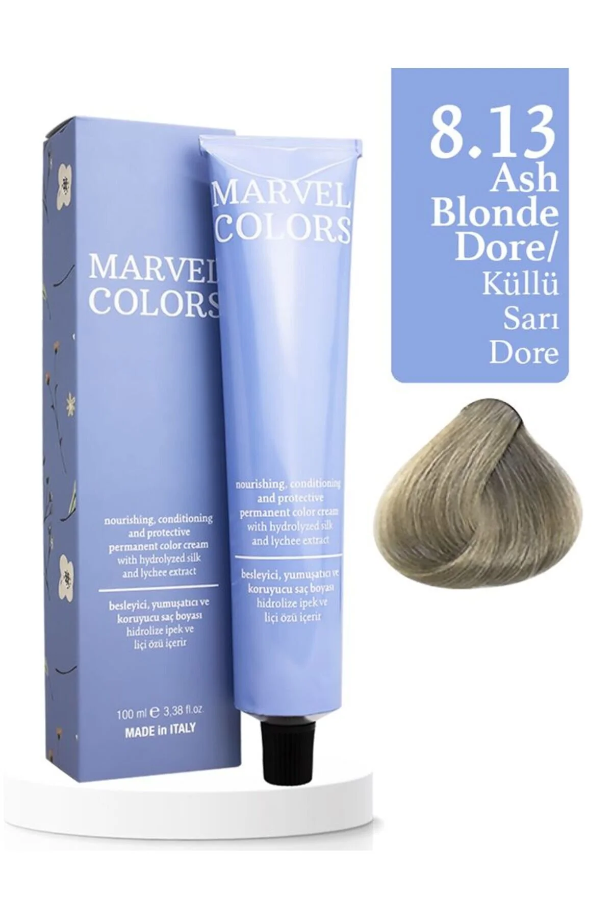 COLORS TÜP BOYA 100ML Saç boyası Küllü Sarı