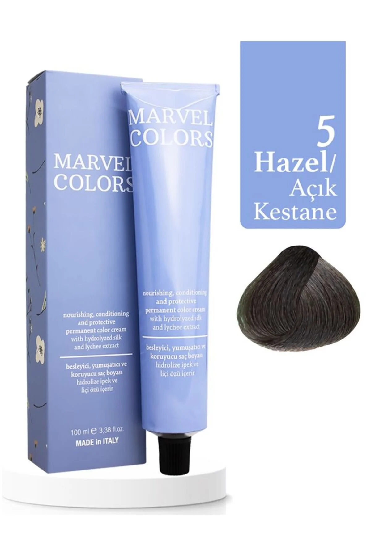 COLORS TÜP BOYA 100ML Saç boyası Açık Kestane