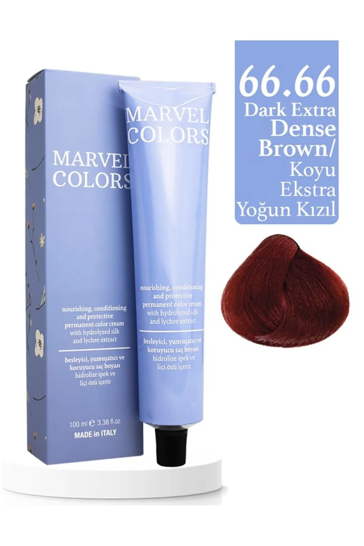 COLORS TÜP BOYA 100ML Saç boyası KOYU EKSTRA YOĞUN KIZIL