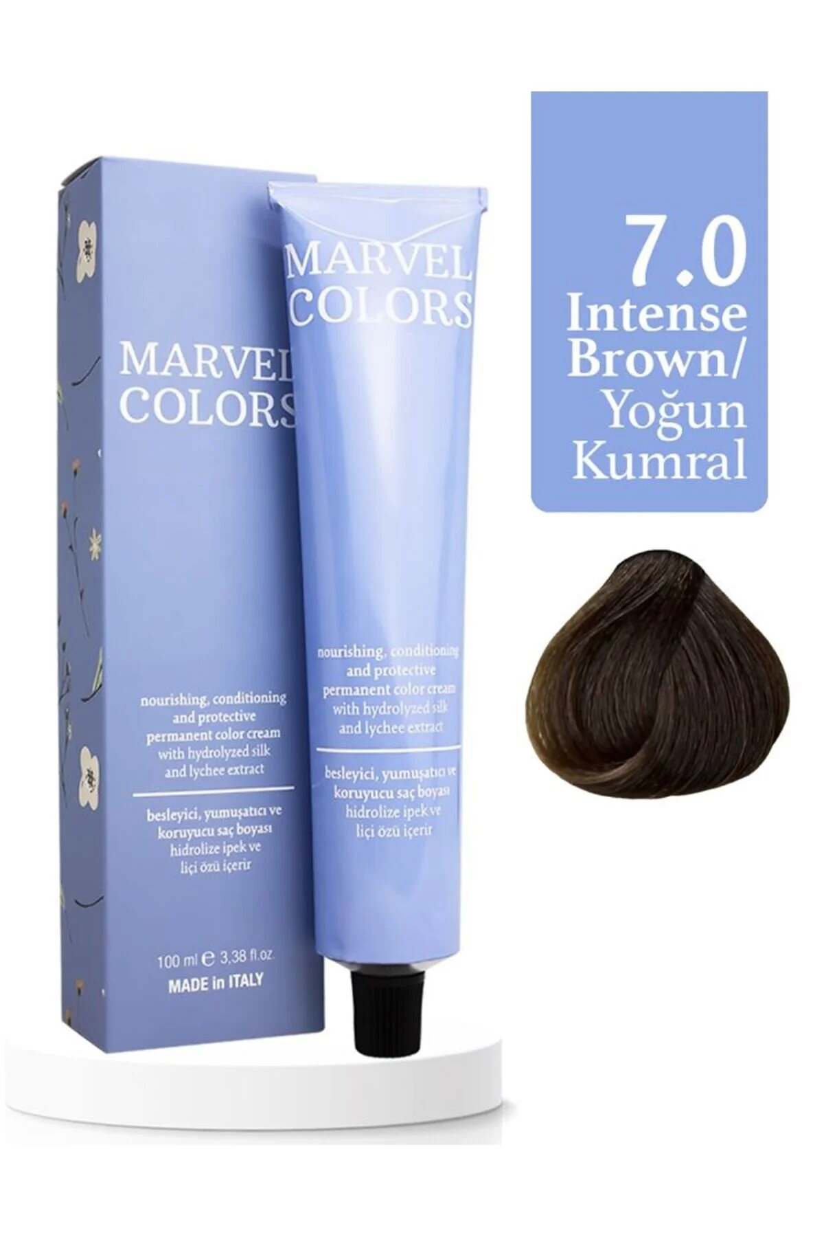 YOĞUN KUMRAL COLORS TÜP BOYA 100ML Saç boyası