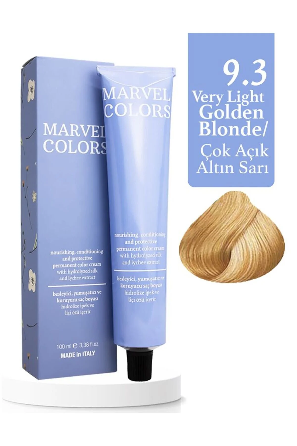 ÇOK AÇIK ALTIN SARI COLORS TÜP BOYA 100ML Saç boyası